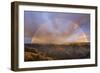 Sunset Rainbow, Waimea Canyon, Kauai, Hawaii-Paul Souders-Framed Photographic Print