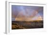 Sunset Rainbow, Waimea Canyon, Kauai, Hawaii-Paul Souders-Framed Photographic Print