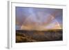 Sunset Rainbow, Waimea Canyon, Kauai, Hawaii-Paul Souders-Framed Photographic Print