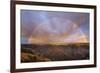 Sunset Rainbow, Waimea Canyon, Kauai, Hawaii-Paul Souders-Framed Photographic Print