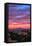 Sunset Red Skies Over Mount Diablo, Walnut Creek California-Vincent James-Framed Stretched Canvas