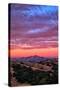 Sunset Red Skies Over Mount Diablo, Walnut Creek California-Vincent James-Stretched Canvas