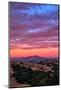 Sunset Red Skies Over Mount Diablo, Walnut Creek California-Vincent James-Mounted Photographic Print