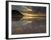 Sunset Reflected in Tidal Wash, Praia Do Castelejo Beach Near Vila Do Bispo, Algarve, Portugal-Neale Clarke-Framed Photographic Print