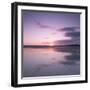 Sunset Reflected in Wet Sand and Sea on Crackington Haven Beach, Cornwall, England, UK, Europe-Ian Egner-Framed Premium Photographic Print