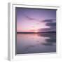 Sunset Reflected in Wet Sand and Sea on Crackington Haven Beach, Cornwall, England, UK, Europe-Ian Egner-Framed Premium Photographic Print