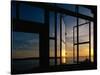 Sunset Reflected on Windows-Paul Souders-Stretched Canvas