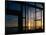 Sunset Reflected on Windows-Paul Souders-Stretched Canvas