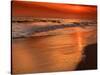 Sunset Reflection, Cape May, New Jersey, USA-Jay O'brien-Stretched Canvas