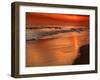 Sunset Reflection, Cape May, New Jersey, USA-Jay O'brien-Framed Photographic Print