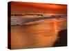 Sunset Reflection, Cape May, New Jersey, USA-Jay O'brien-Stretched Canvas