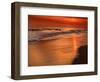 Sunset Reflection, Cape May, New Jersey, USA-Jay O'brien-Framed Photographic Print