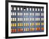 Sunset Reflection From Office Building Windows-Alan Schein-Framed Photographic Print