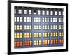 Sunset Reflection From Office Building Windows-Alan Schein-Framed Photographic Print