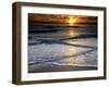 Sunset Reflection on Beach, Cape May, New Jersey, USA-Jay O'brien-Framed Photographic Print