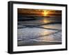 Sunset Reflection on Beach, Cape May, New Jersey, USA-Jay O'brien-Framed Photographic Print