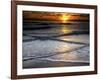 Sunset Reflection on Beach, Cape May, New Jersey, USA-Jay O'brien-Framed Photographic Print