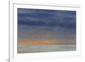 Sunset reflection on Pacific Beach, pier, San Diego, California, USA-Stuart Westmorland-Framed Premium Photographic Print