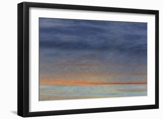 Sunset reflection on Pacific Beach, pier, San Diego, California, USA-Stuart Westmorland-Framed Photographic Print