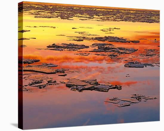 Sunset Reflection-null-Stretched Canvas