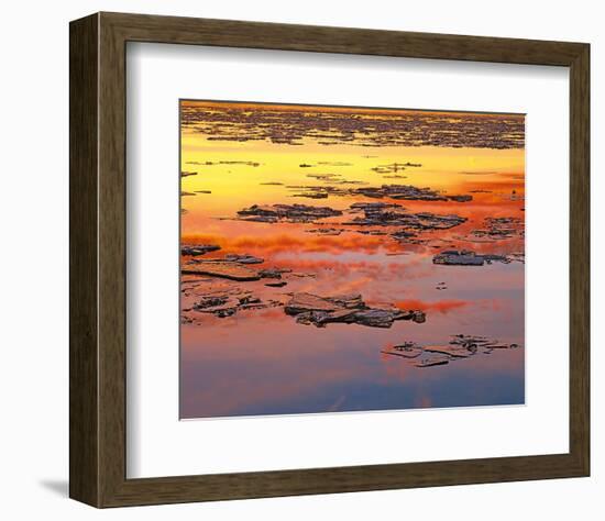 Sunset Reflection-null-Framed Art Print