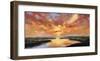 Sunset Reflection-Robert Seguin-Framed Art Print