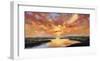 Sunset Reflection-Robert Seguin-Framed Art Print