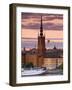 Sunset, Riddarholmen and Gamla Stan, Stockholm, Sweden-Doug Pearson-Framed Photographic Print