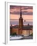 Sunset, Riddarholmen and Gamla Stan, Stockholm, Sweden-Doug Pearson-Framed Photographic Print