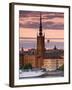 Sunset, Riddarholmen and Gamla Stan, Stockholm, Sweden-Doug Pearson-Framed Photographic Print