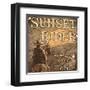 Sunset Rider-Janet Kruskamp-Framed Art Print