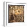 Sunset Rider-Janet Kruskamp-Framed Art Print