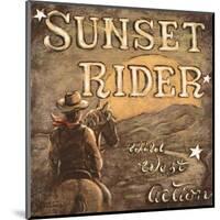 Sunset Rider-Janet Kruskamp-Mounted Art Print