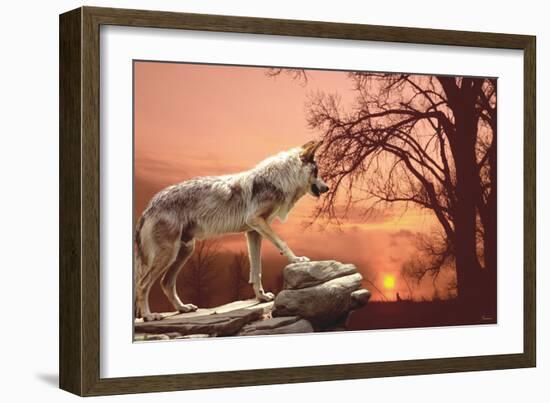 Sunset Ridge-Gordon Semmens-Framed Photographic Print