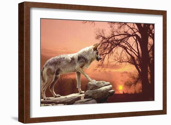 Sunset Ridge-Gordon Semmens-Framed Photographic Print