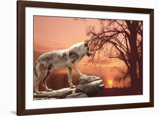 Sunset Ridge-Gordon Semmens-Framed Photographic Print