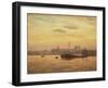 Sunset, Rochester-Vic Trevett-Framed Giclee Print