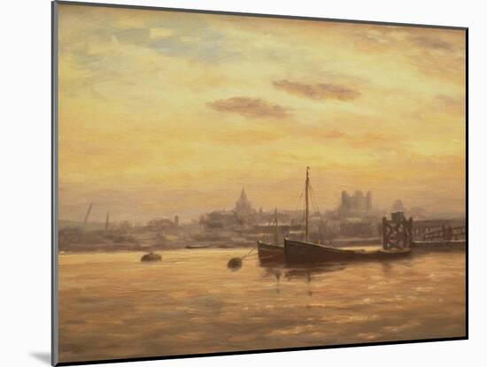 Sunset, Rochester-Vic Trevett-Mounted Giclee Print