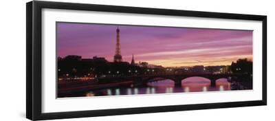 'Sunset, Romantic City, Eiffel Tower, Paris, France' Photographic Print ...