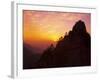 Sunset, Rong Cheng Peak, Huang Shan (Yellow Mountain), Anhui Province, China-Jochen Schlenker-Framed Photographic Print