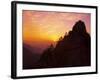 Sunset, Rong Cheng Peak, Huang Shan (Yellow Mountain), Anhui Province, China-Jochen Schlenker-Framed Photographic Print