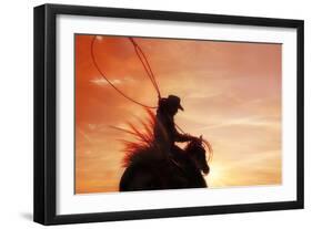 Sunset Roper-Amanda Smith-Framed Photographic Print