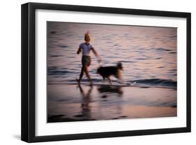 Sunset Run-Sharon Wish-Framed Photographic Print