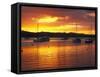 Sunset, Russell, Bay of Islands, Northland, New Zealand-David Wall-Framed Stretched Canvas