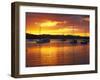 Sunset, Russell, Bay of Islands, Northland, New Zealand-David Wall-Framed Premium Photographic Print