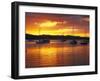 Sunset, Russell, Bay of Islands, Northland, New Zealand-David Wall-Framed Premium Photographic Print