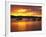 Sunset, Russell, Bay of Islands, Northland, New Zealand-David Wall-Framed Photographic Print