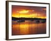 Sunset, Russell, Bay of Islands, Northland, New Zealand-David Wall-Framed Photographic Print