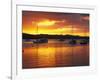 Sunset, Russell, Bay of Islands, Northland, New Zealand-David Wall-Framed Photographic Print