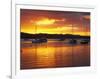 Sunset, Russell, Bay of Islands, Northland, New Zealand-David Wall-Framed Photographic Print